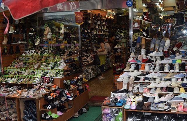 商店街の景色の夢