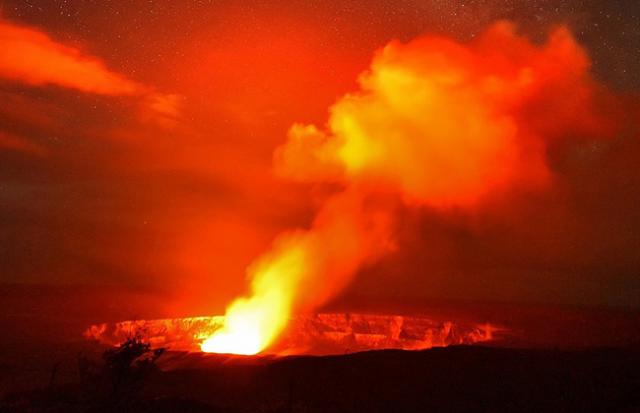 家族とハイキング中に地震