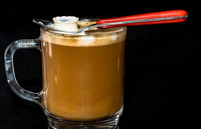 苦いカフェオレを飲む夢
